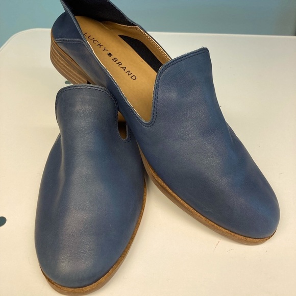 LUCKY BRAND Sz 8.5 Cahill  Leather Loafer Slip On Shoes - Picture 2 of 8